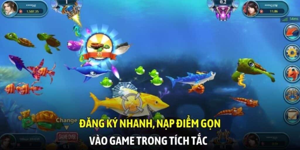 Đăng ký nhanh, nạp điểm gọn, vào game trong tích tắc